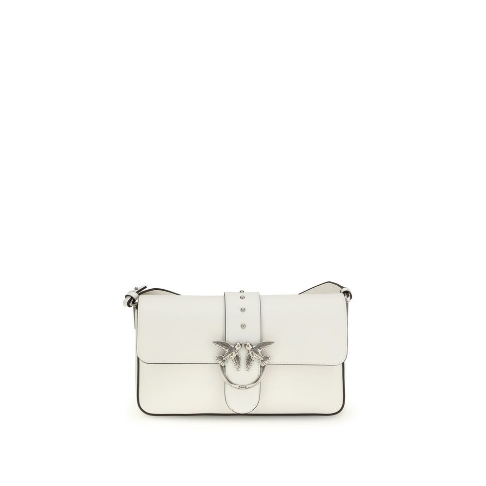 White Leather Shoulder Bag