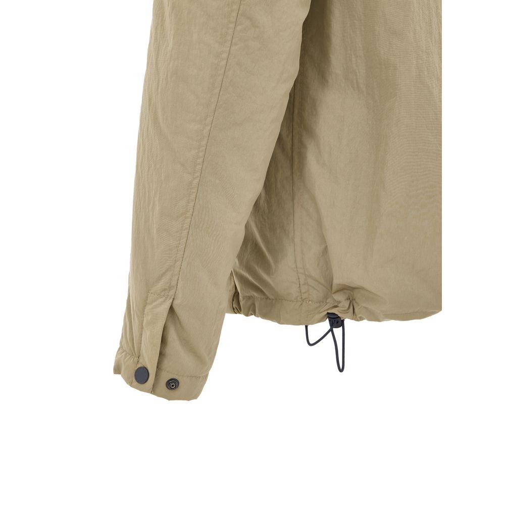 Beige Polyester Coat