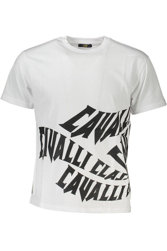 White Cotton Men T-Shirt