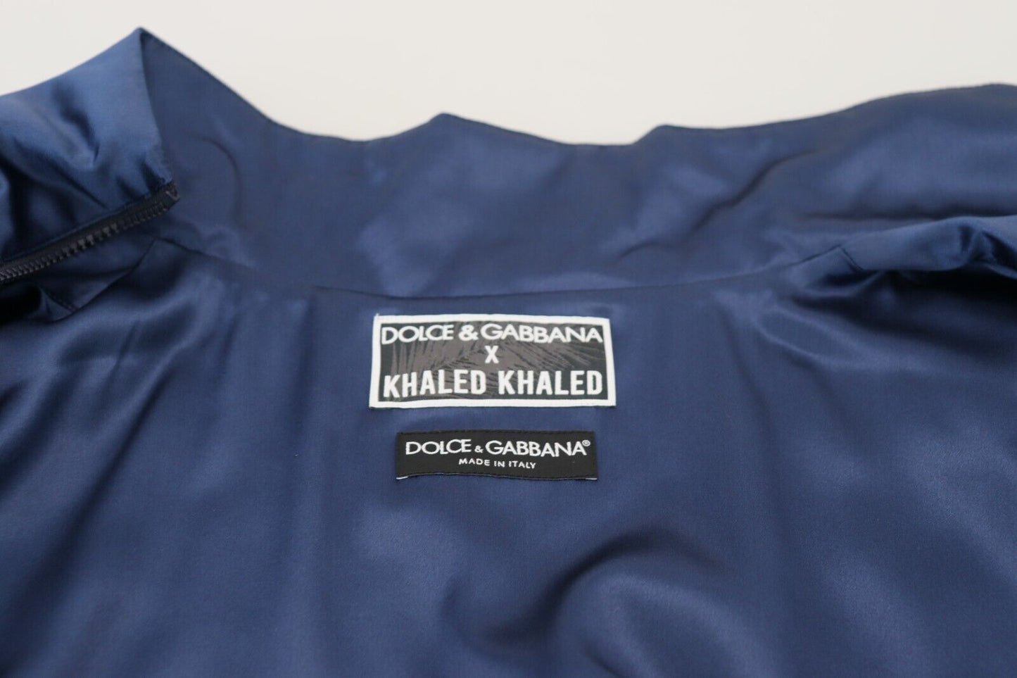 Blue Heraldic Patch Full Zip KHALED Jacket