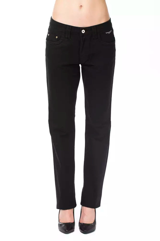 Black Cotton Women Pant