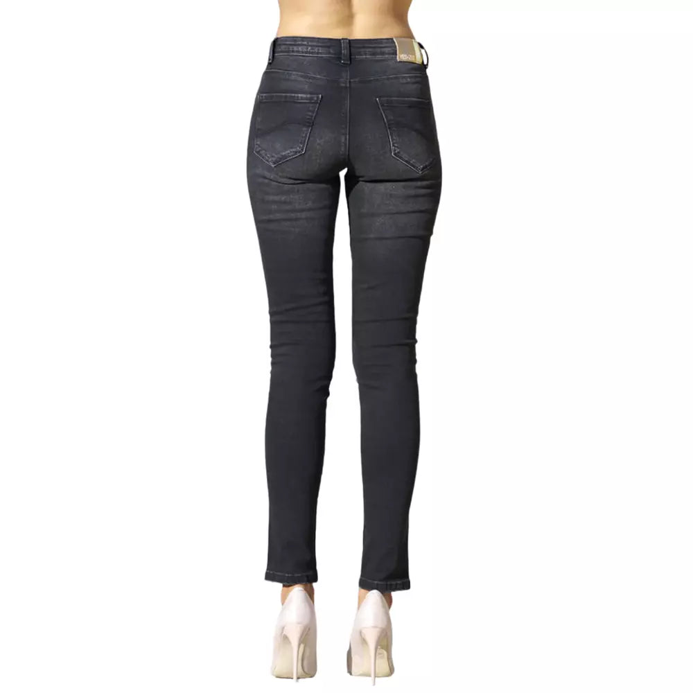 Black Cotton Women's Jean
