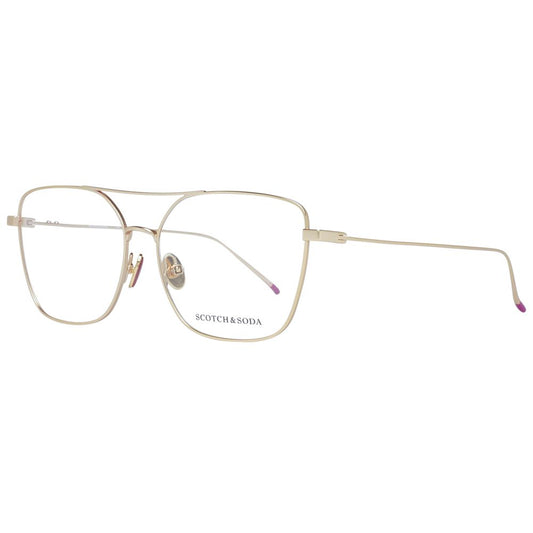 Gold Women Glasses Frame