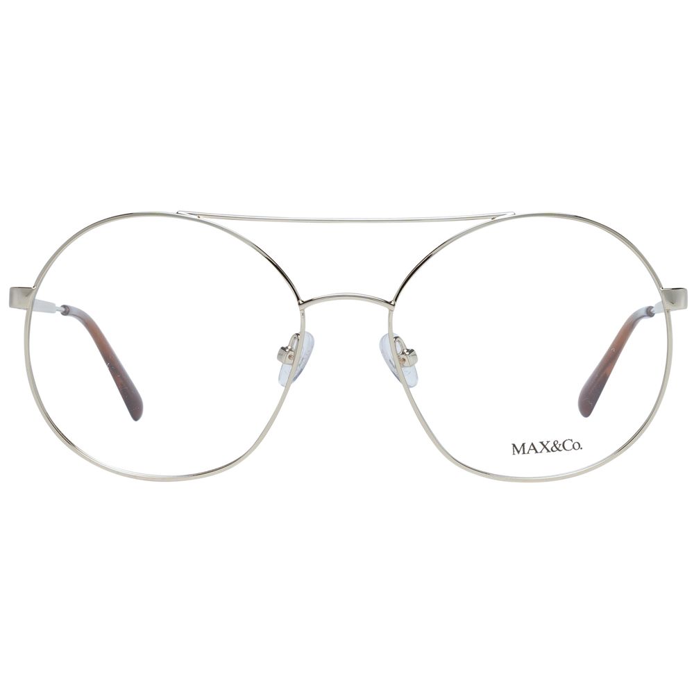 Gold Women Glasses Frame