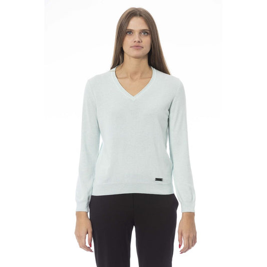 Light Blue Cashmere Women's Sweater