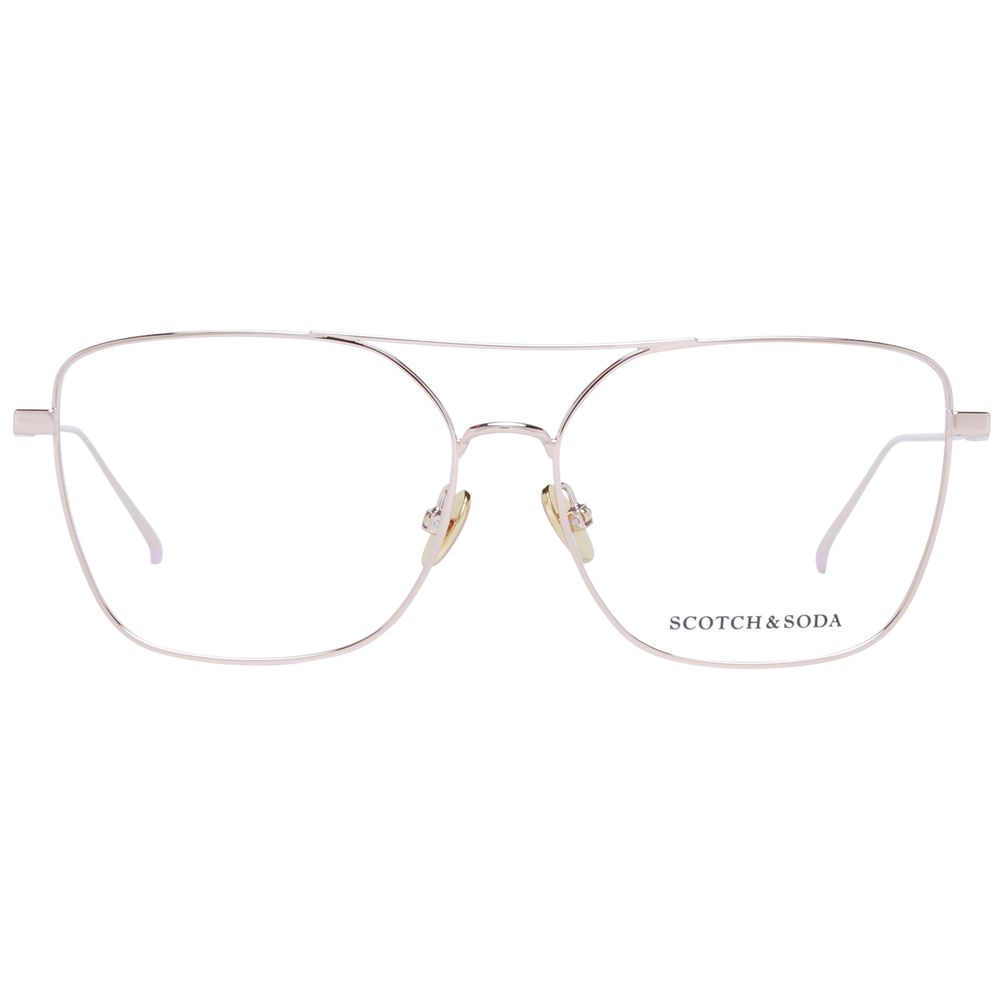 Gold Women Glasses Frame
