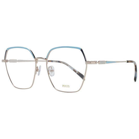 Gold Women Glasses Frame