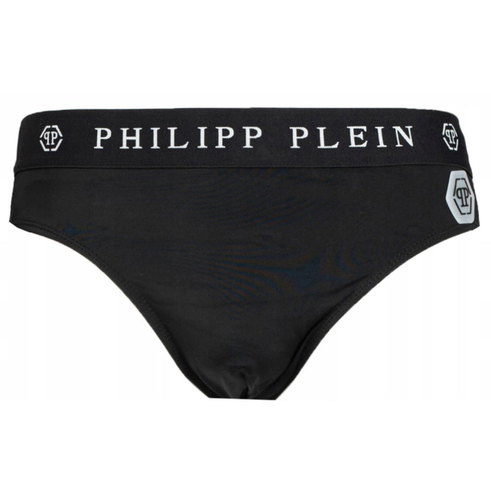 Black Polyamide Men Swim Brief