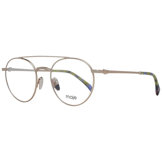 Gold Women Glasses Frame