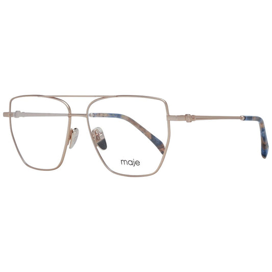 Gold Women Glasses Frame