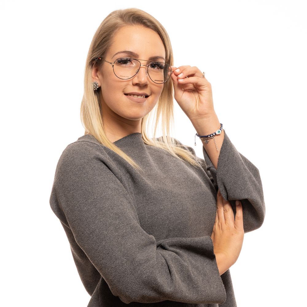 Gold Women Glasses Frame