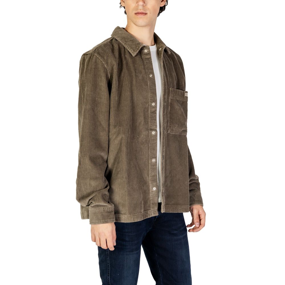 Beige Cotton Shirt