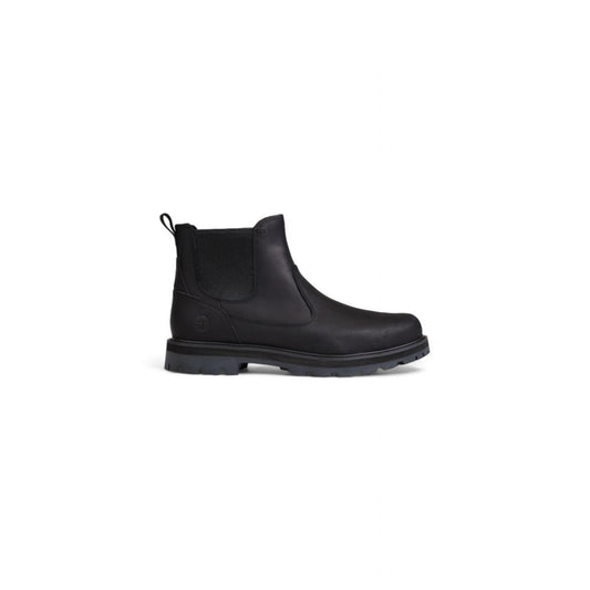 Black Nubuc Leather Boot