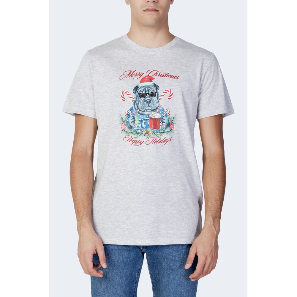Gray Cotton T-Shirt