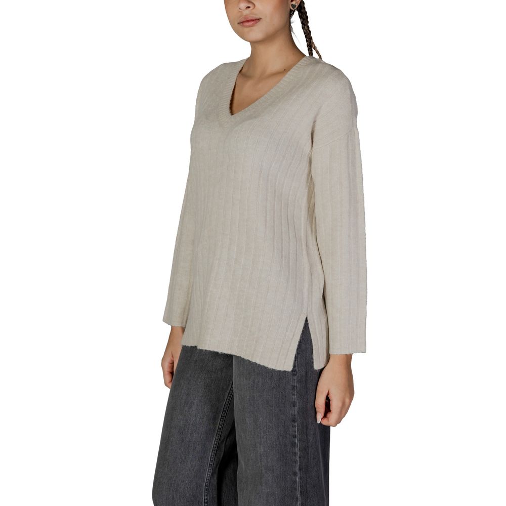 Beige Marabou Sweater
