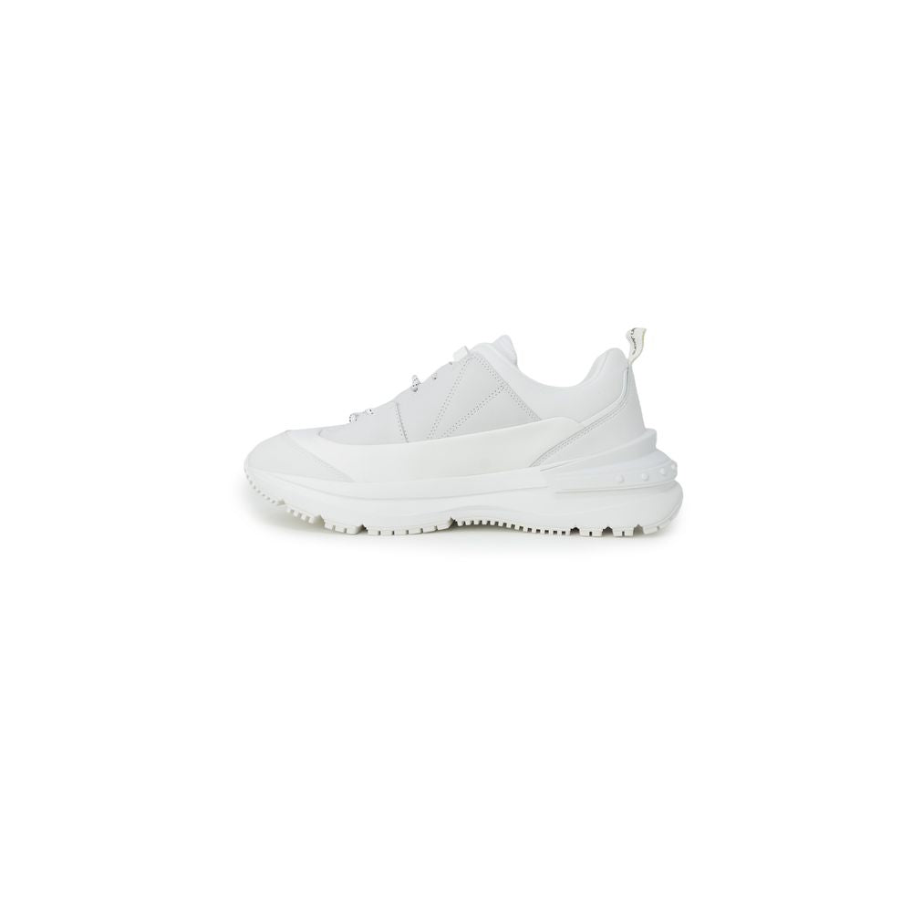 White Suede Leather Sneaker