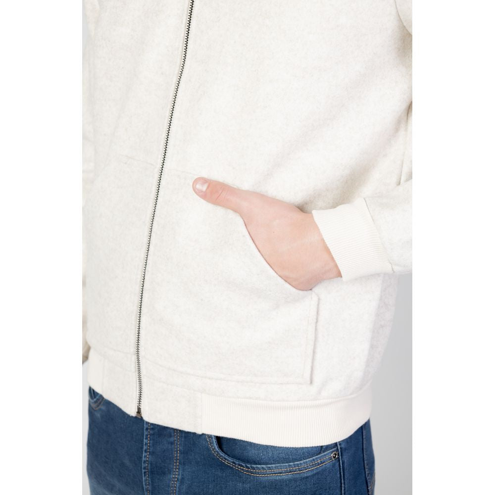 Beige Polyester Jackets & Coat