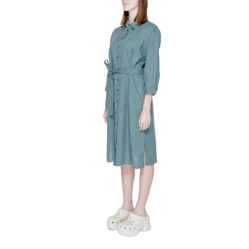 Green Linen Long