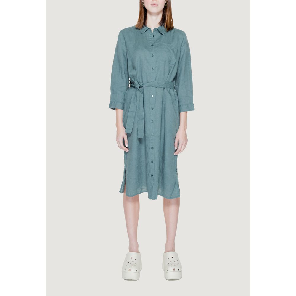 Green Linen Long