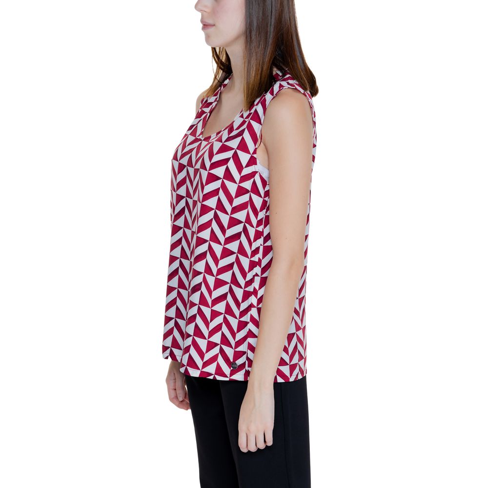 Red Viscose Tank Top