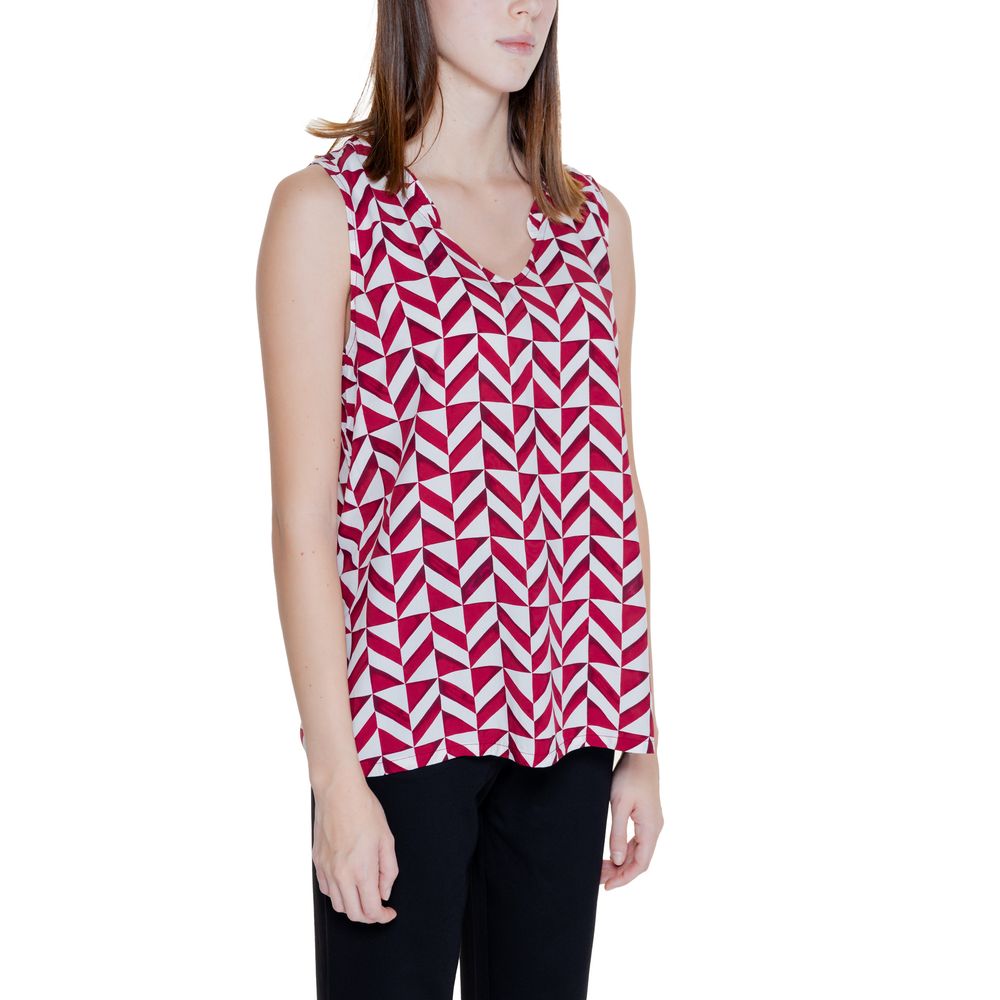Red Viscose Tank Top