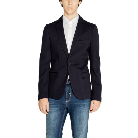 Blue Viscose Blazer