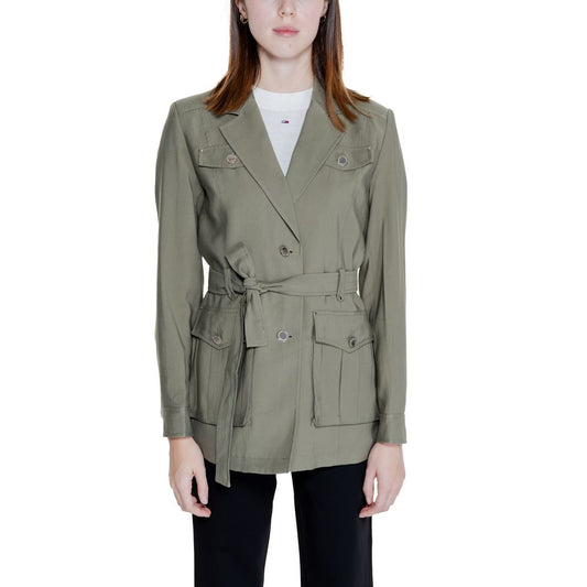Green Viscose Blazer