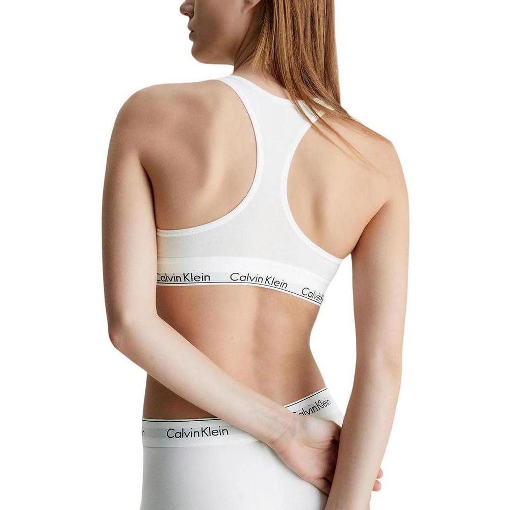 White Cotton Bra
