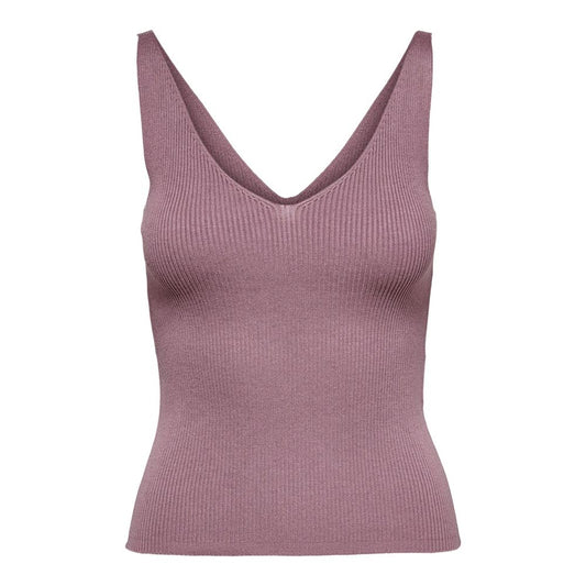 Purple Viscose Tank Top