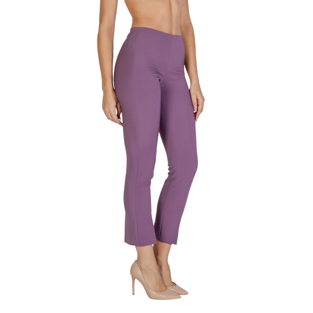 Purple Polyester Pant