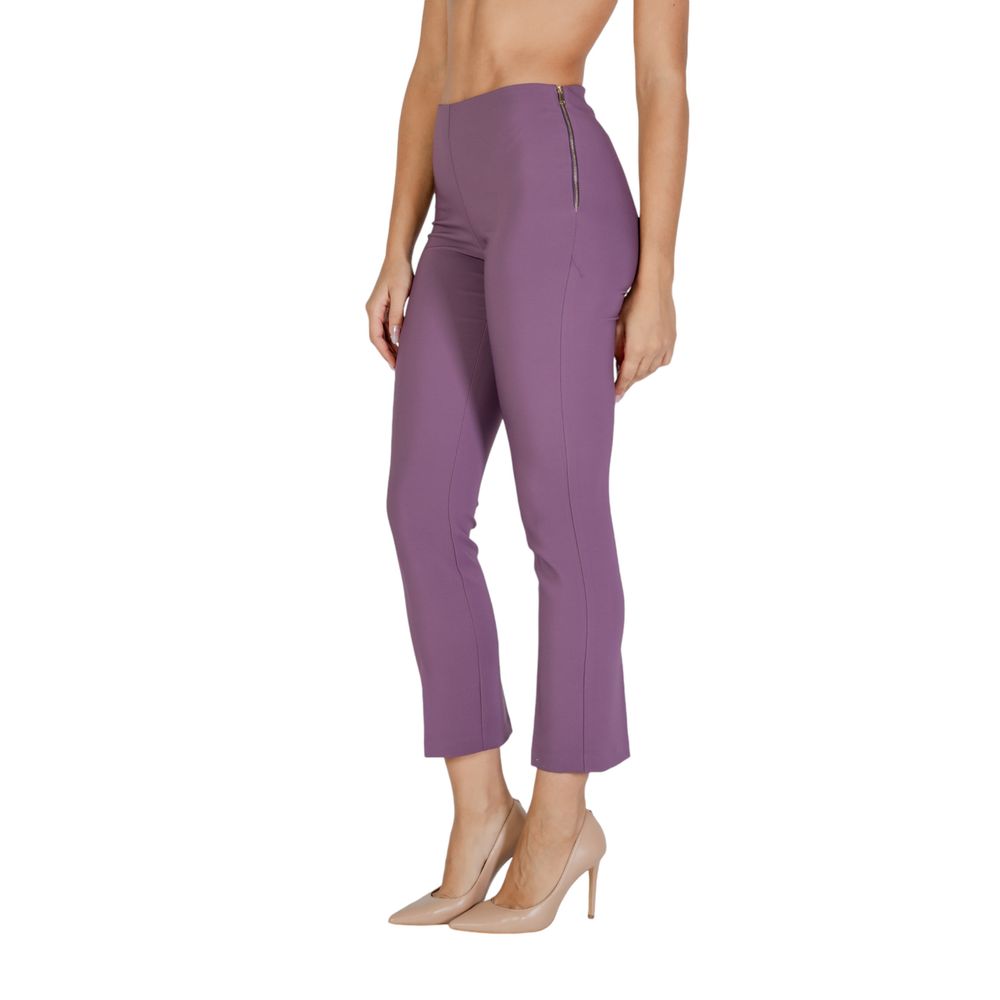 Purple Polyester Pant