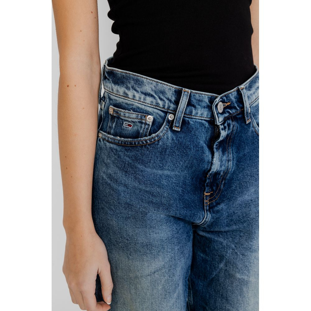Blue Recycled Cotton Mom Jean