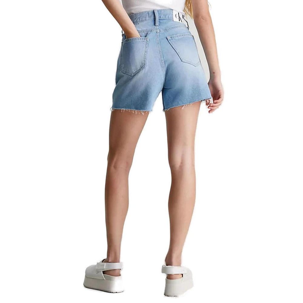 Light Blue Cotton Short