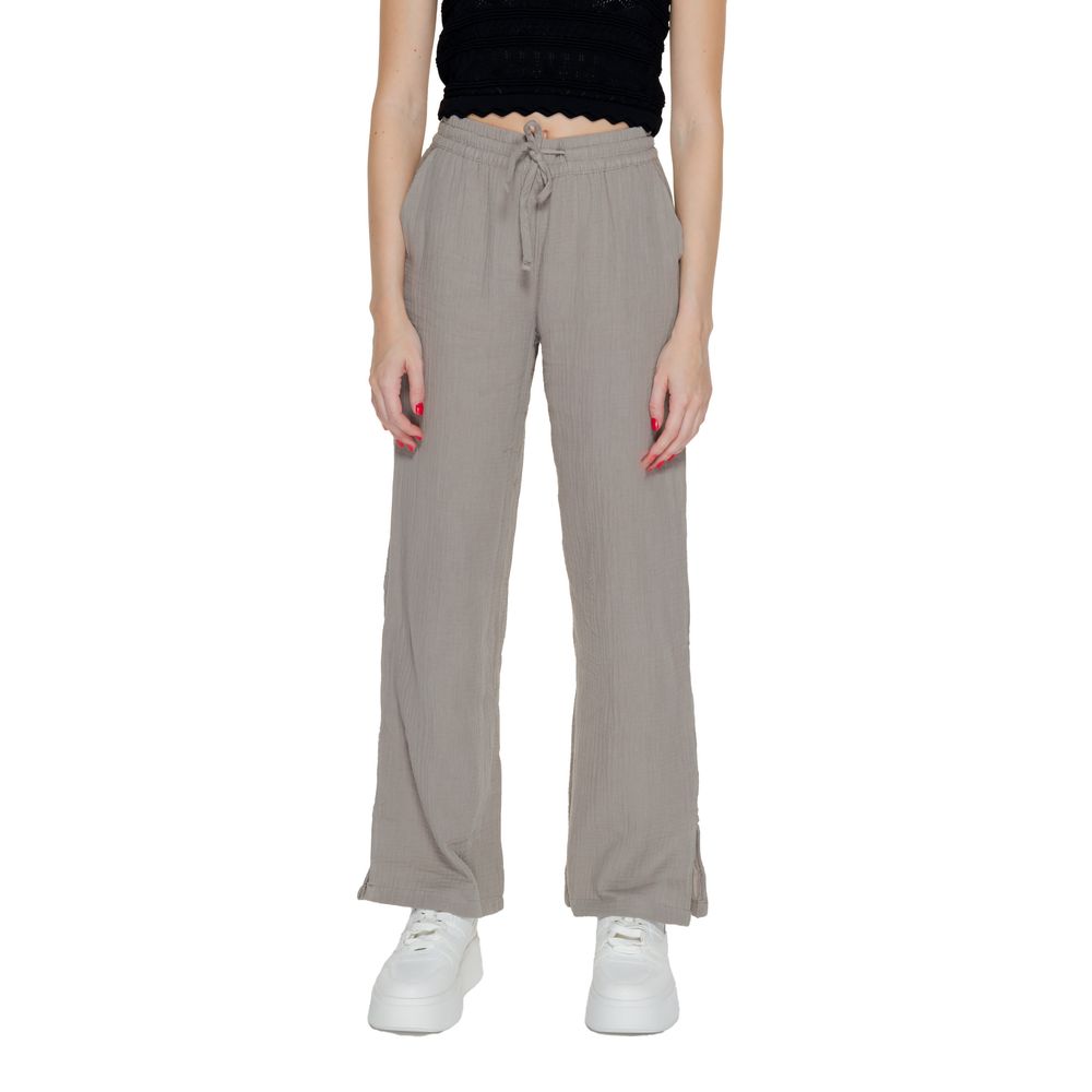 Beige Cotton Pant