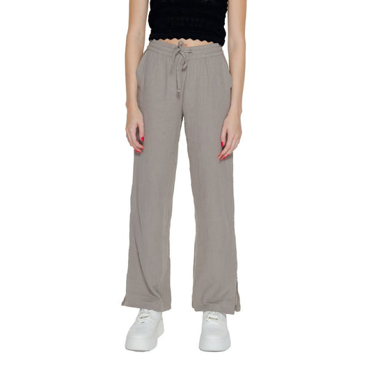 Beige Cotton Pant