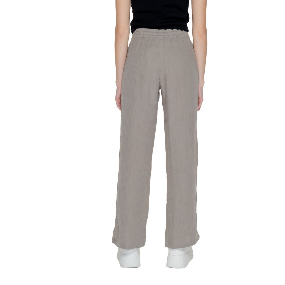 Beige Cotton Pant