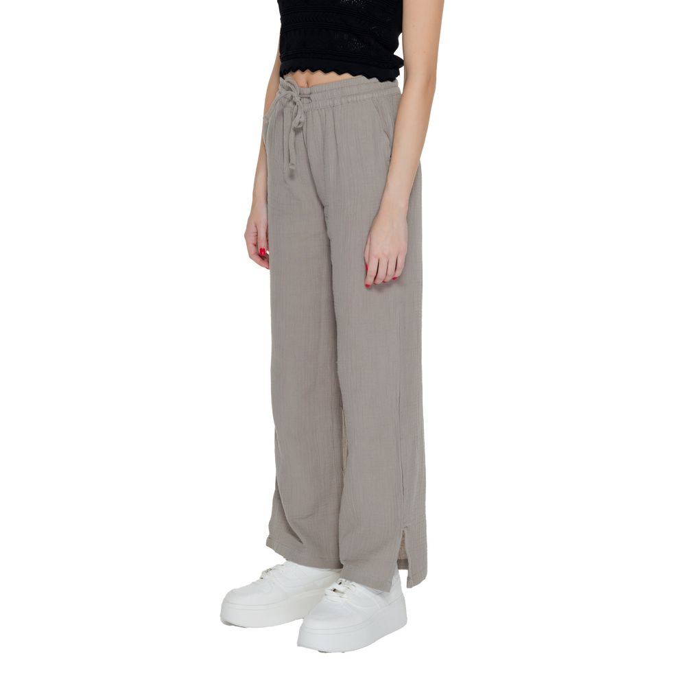 Beige Cotton Pant
