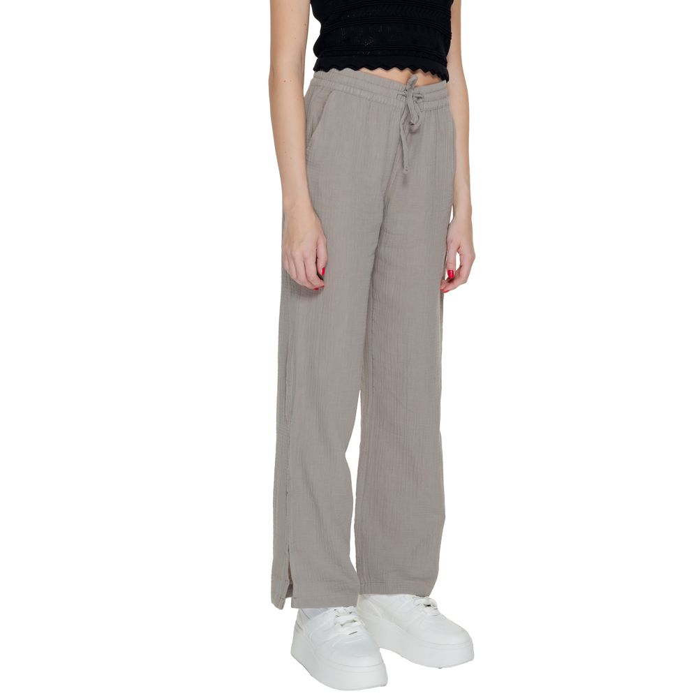 Beige Cotton Pant