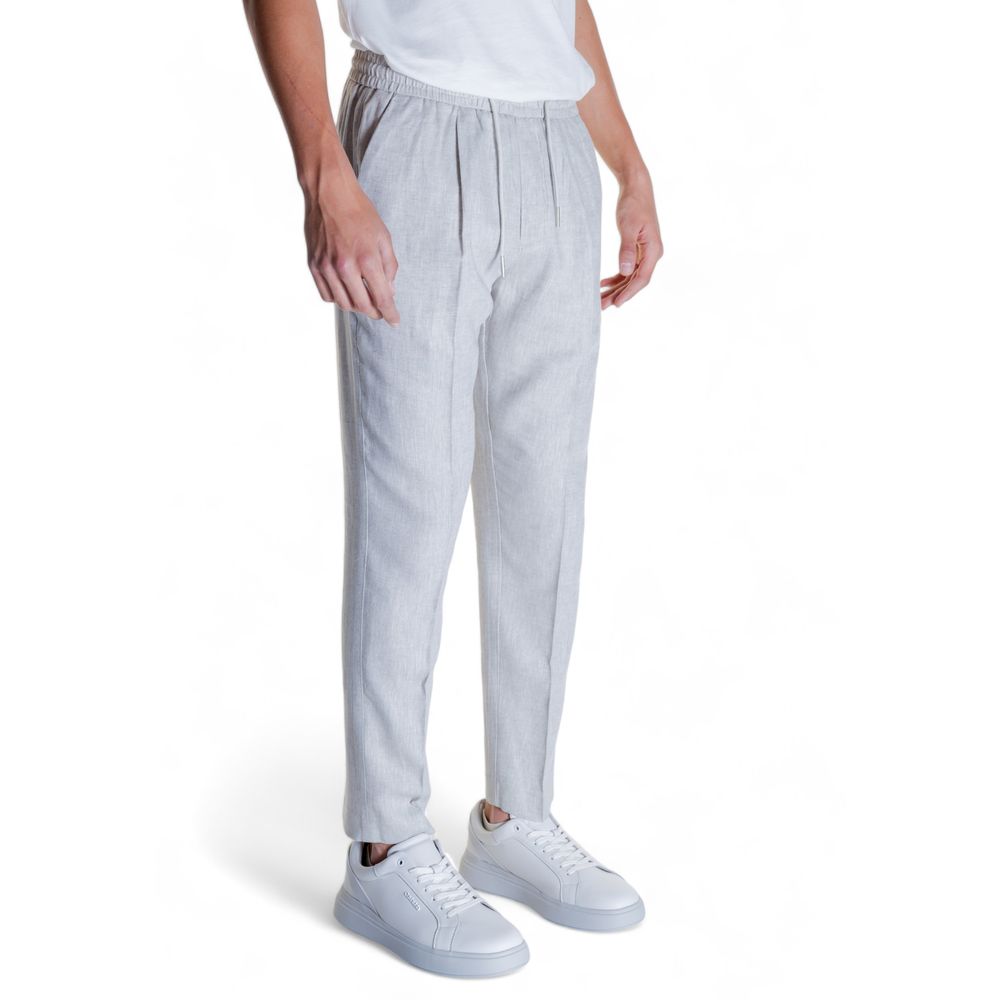 Beige Linen Pant