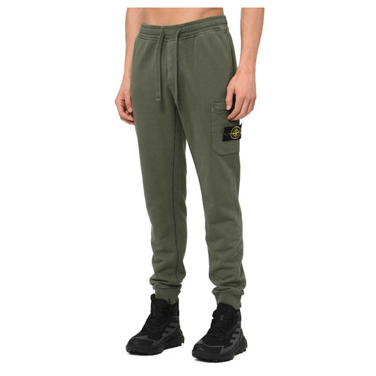 Beige Cotton Men's Pants