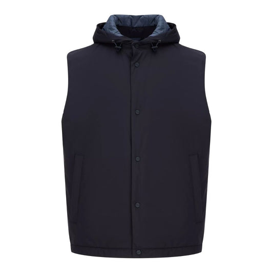 Blue Nylon Vest