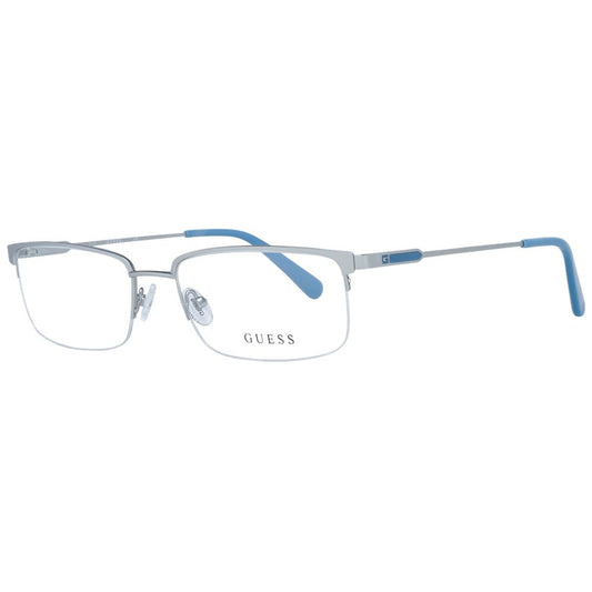 Silver Men Glasses Frame