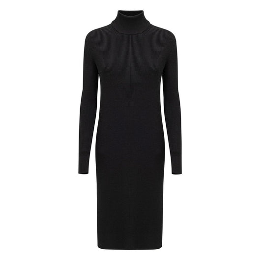 Black Wool Long