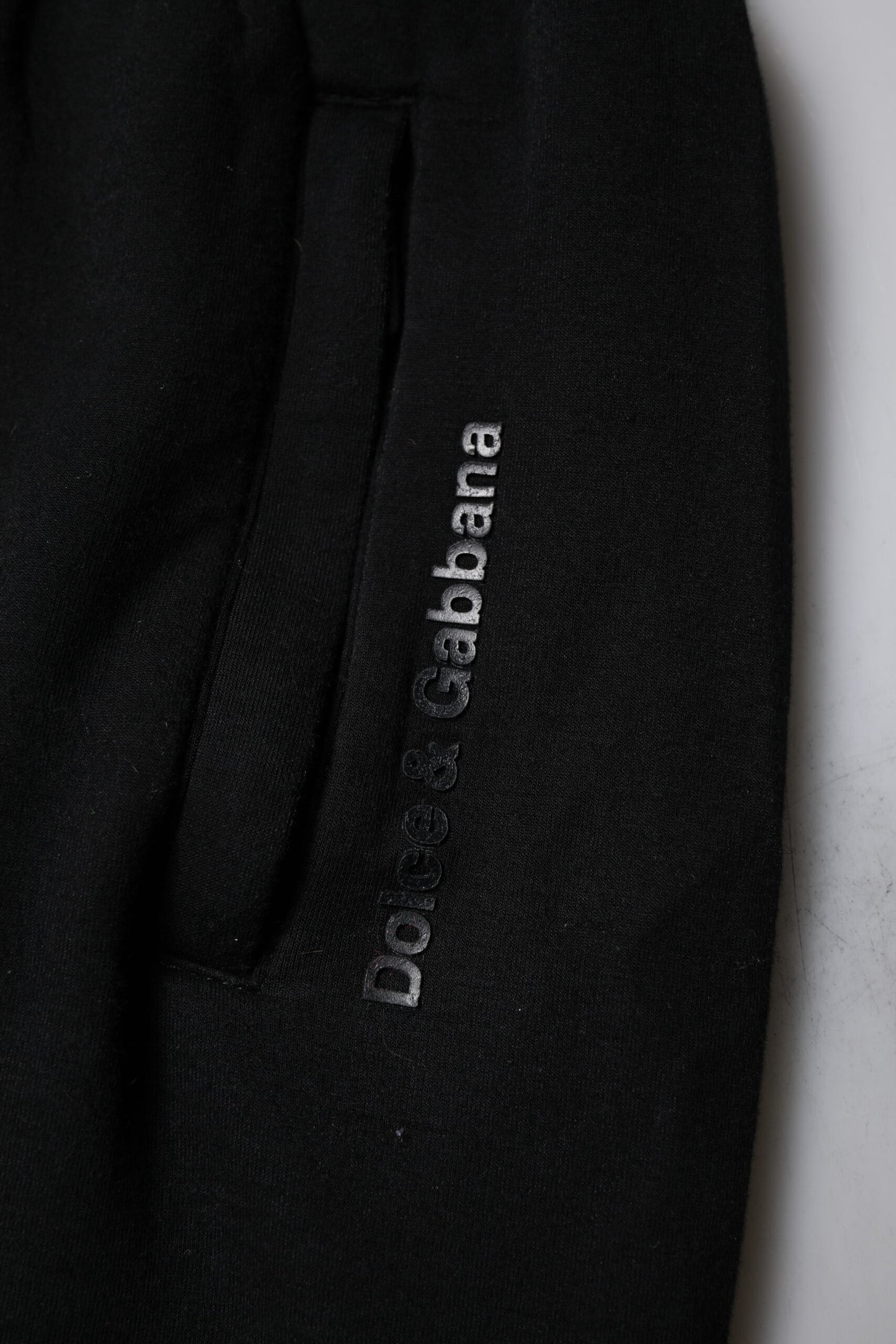 Black Cotton Blend Men Jogger Sweatpants Pants