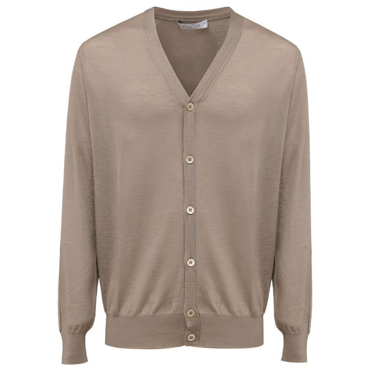 Beige Cashmere Cardigan