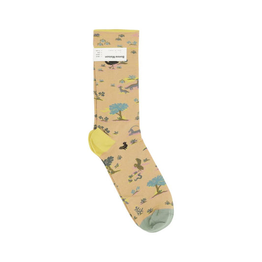 Nature-inspired pattern Socks