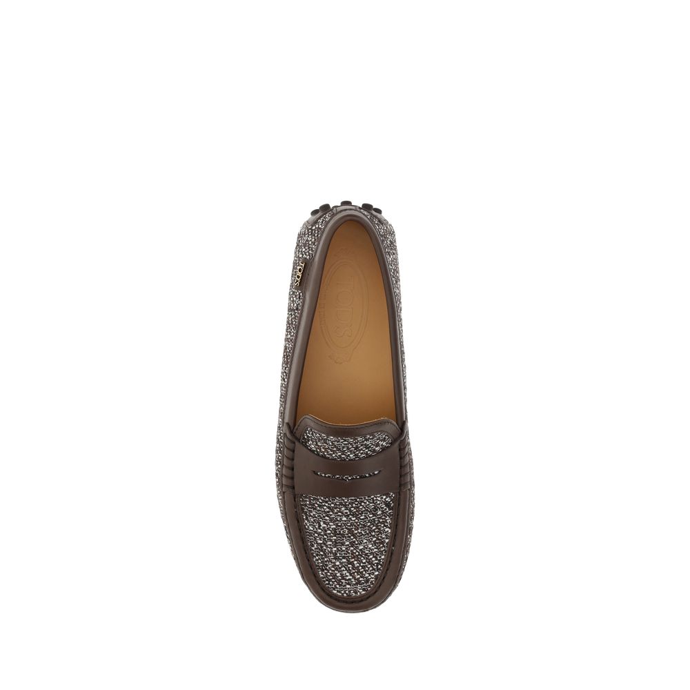 Tweed Gommino Loafers
