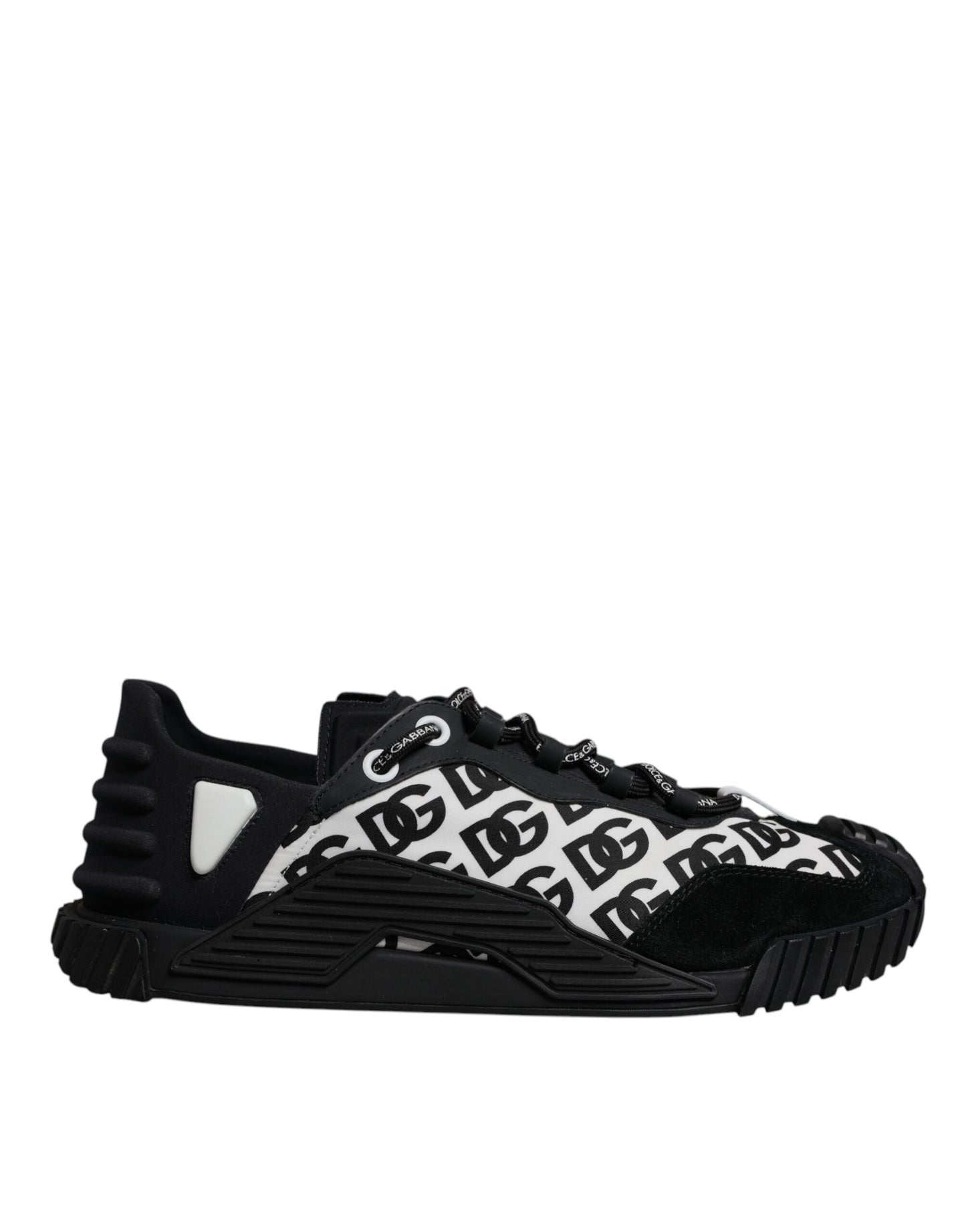 Black Logo Lace Up Low Top NS1 Sneakers Shoes