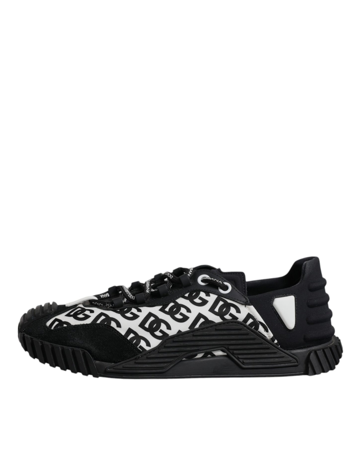 Black Logo Lace Up Low Top NS1 Sneakers Shoes