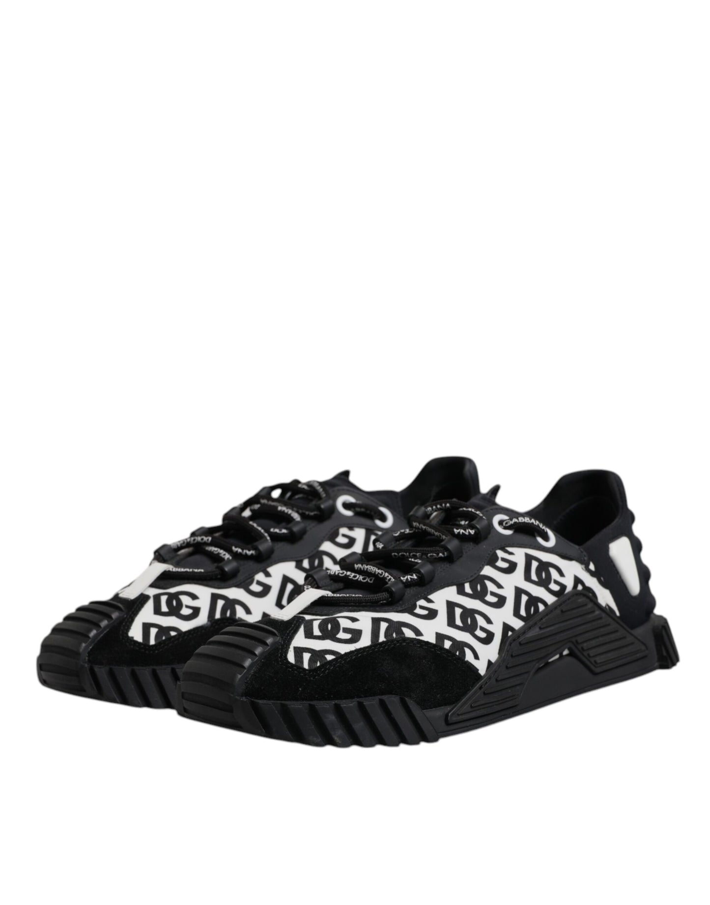 Black Logo Lace Up Low Top NS1 Sneakers Shoes